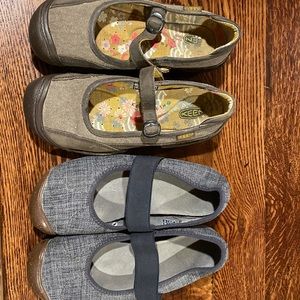 Two pairs of Keen shoes-Mary Jane style